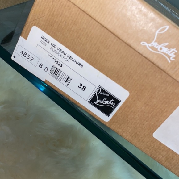 VELVET PURPLE IRIZA LOUBOUTIN USED - Picture 9 of 9